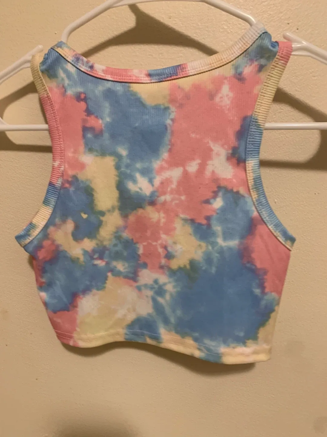 SHEIN Tie-Dye Heart Crop Top Size 10Y - photo 3