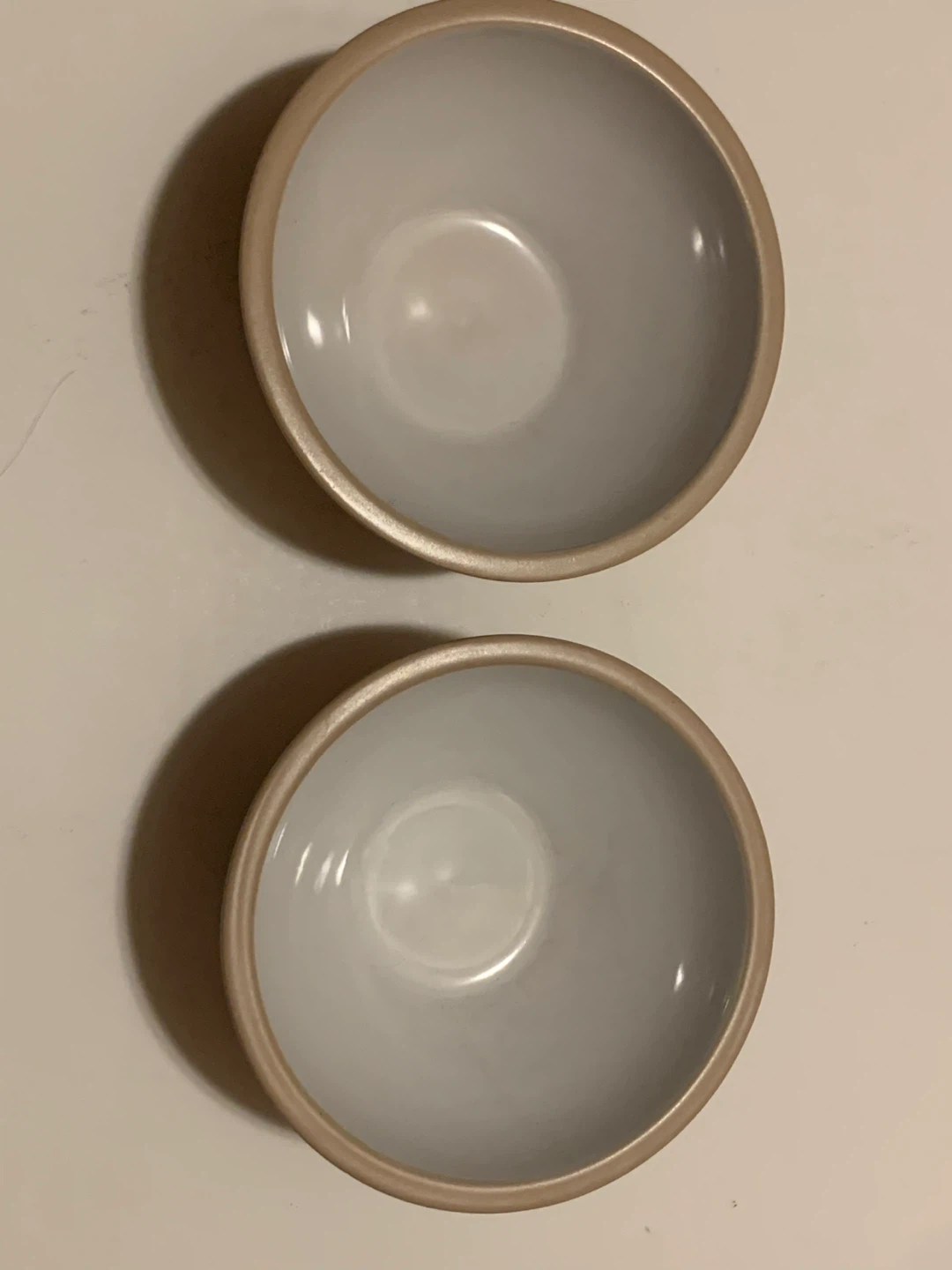 Set of 2 Beige Ceramic Bowls - photo 2