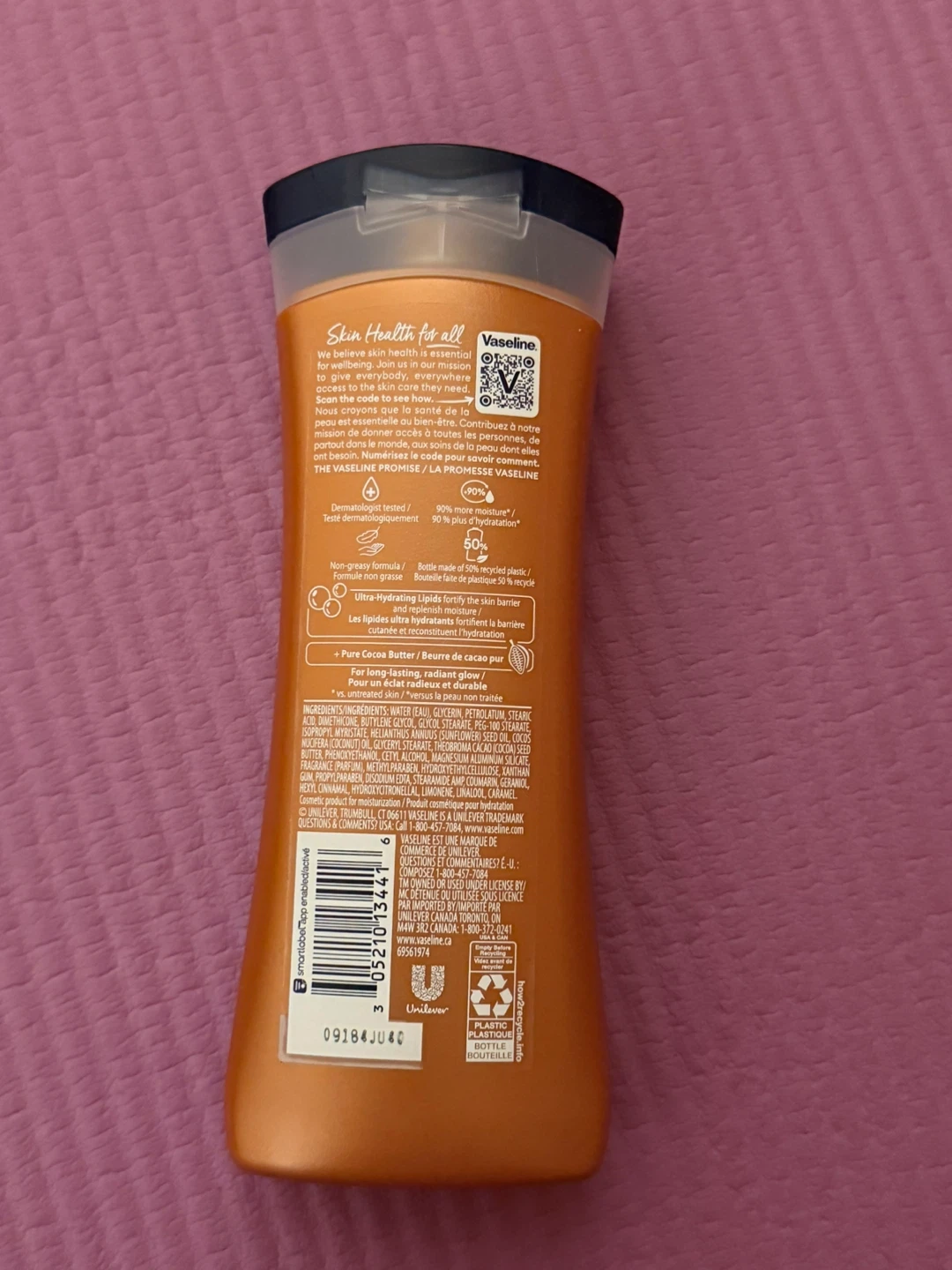 Vaseline Intensive Care Cocoa Radiant Lotion 10 oz - photo 2