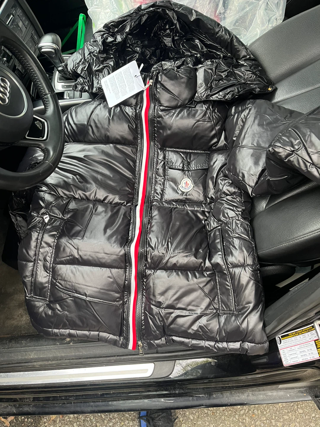 Moncler Black Down Puffer Jacket