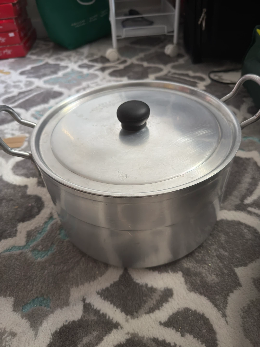 Aluminum Stock Pot with Lid