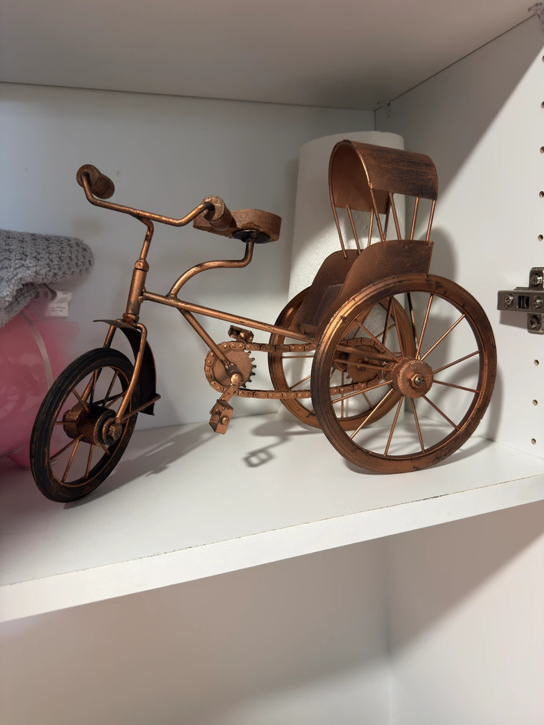 Copper Decorative Tricycle