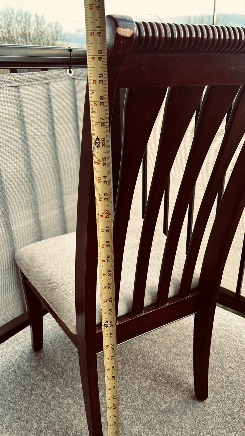Solid Wood Dining Chair – Great for Restoration / Refinishing - photo 5