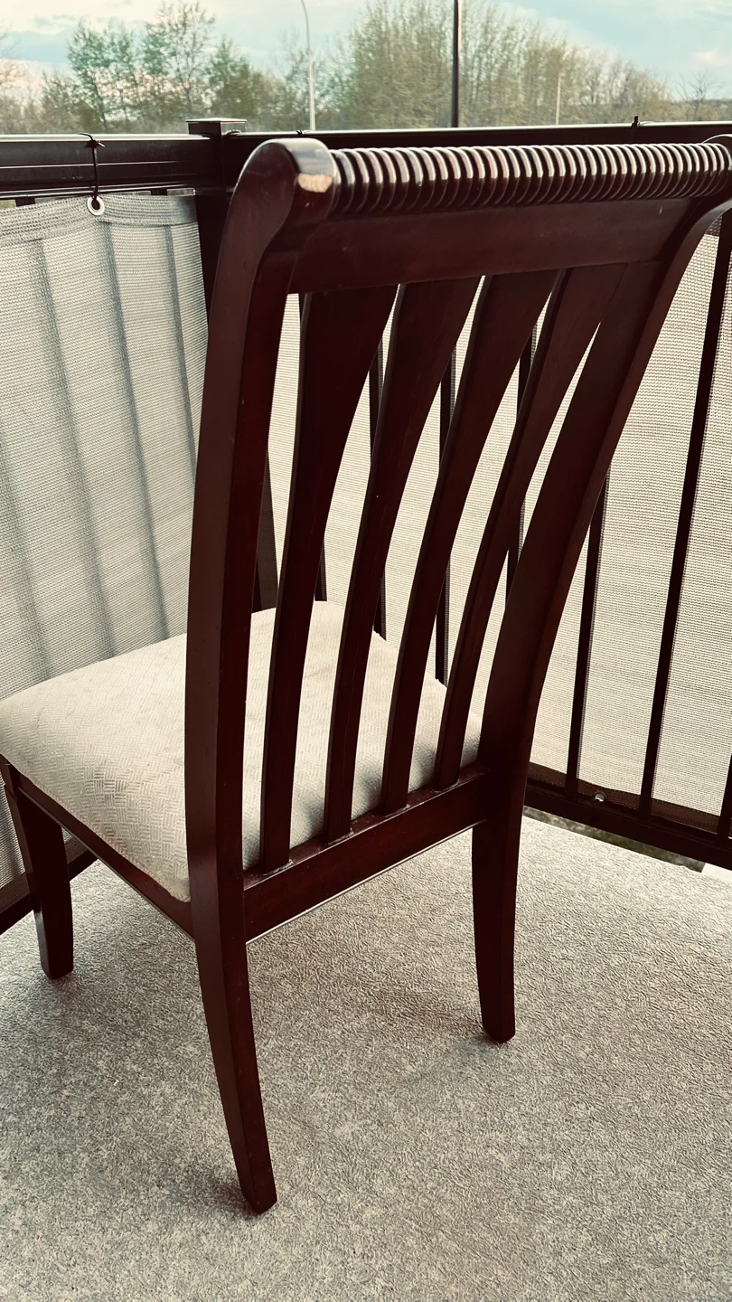 Solid Wood Dining Chair – Great for Restoration / Refinishing - photo 4