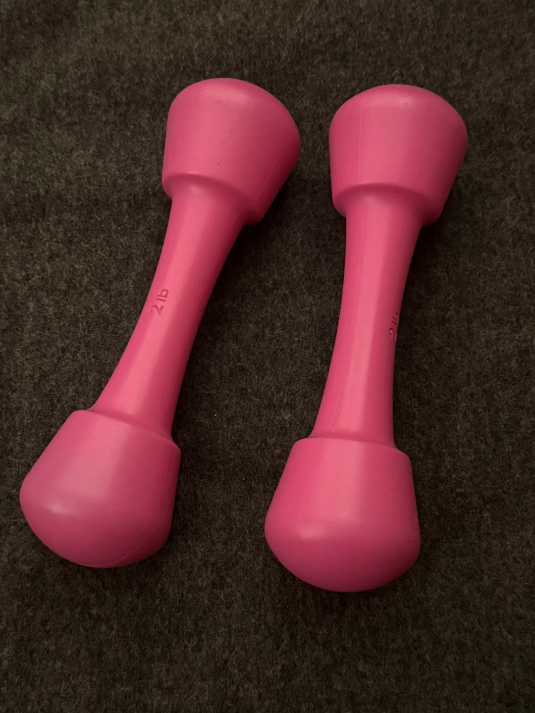 Pink 2lb Dumbbells (Pair)