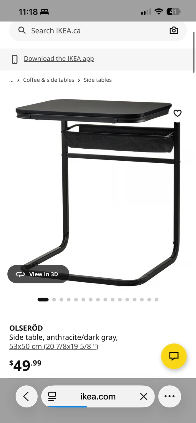 IKEA OLSERÖD Side Table - photo 2