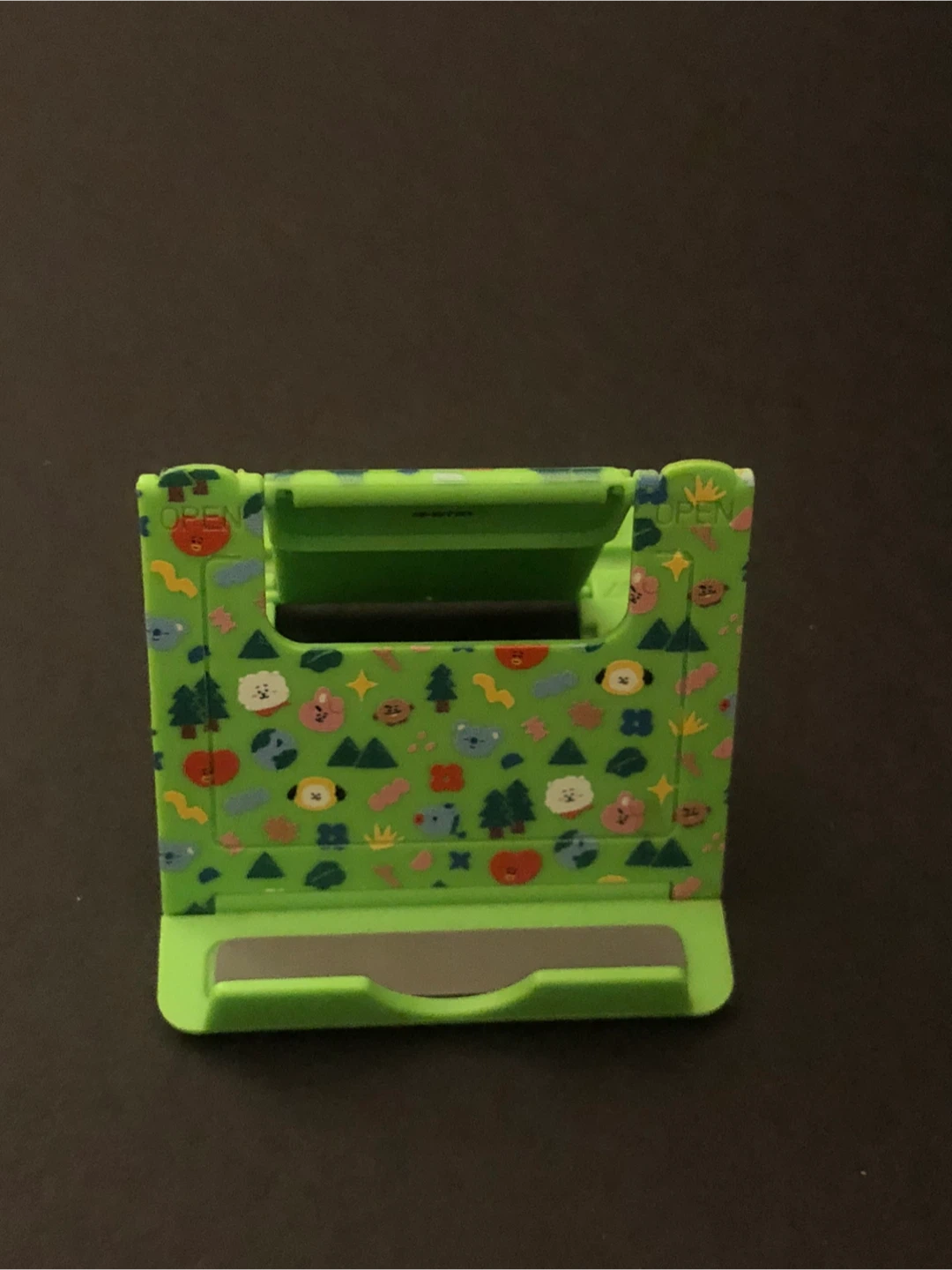 BT21 Phone Stand - Green with Character Print - photo 2