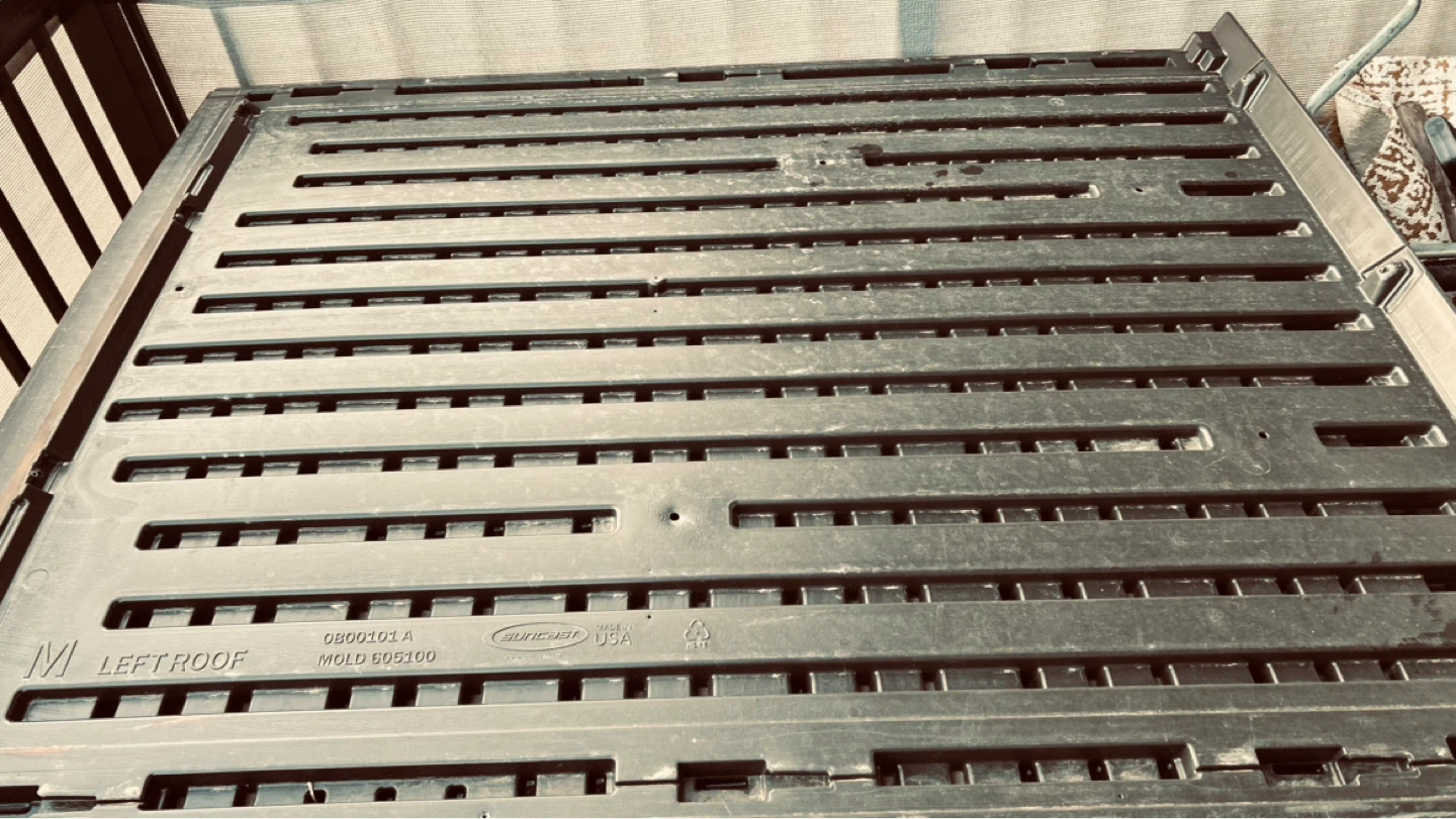 Plastic Roof Panels for Suncast blow Molded Resin Storage Shed - photo 2