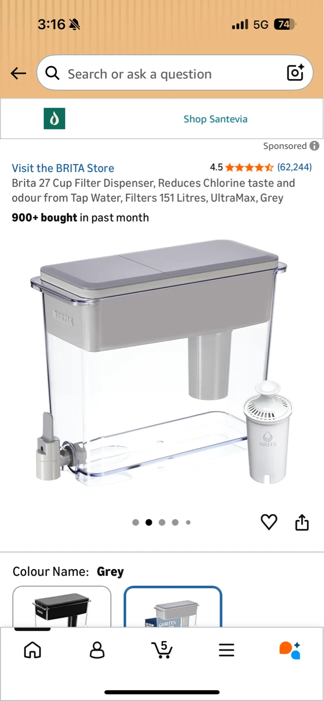 Brita 27 Cup Water Filter Dispenser - photo 3
