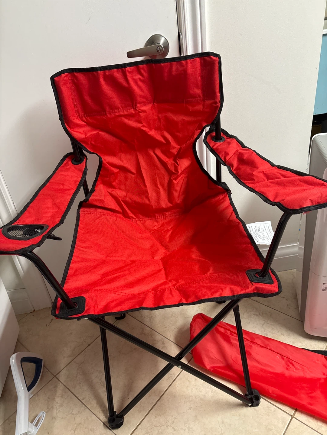 Ozark Trail Red Deluxe Arm Chair