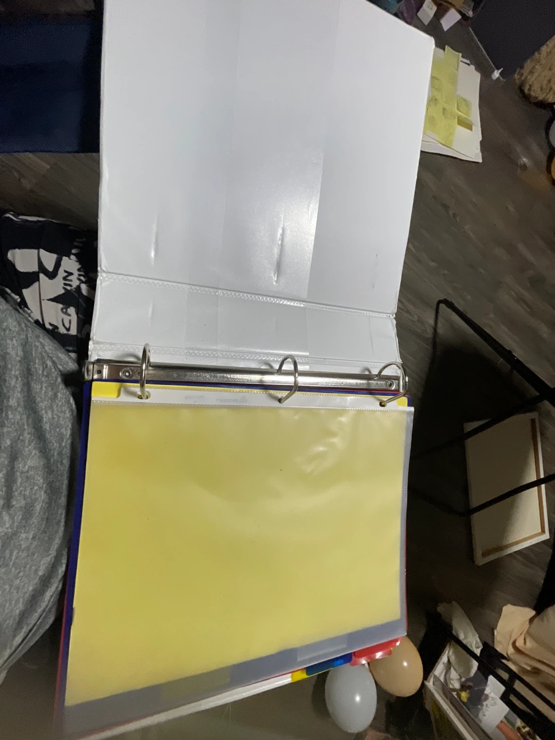 3-Ring Binder with Plastic Sleeves - photo 2