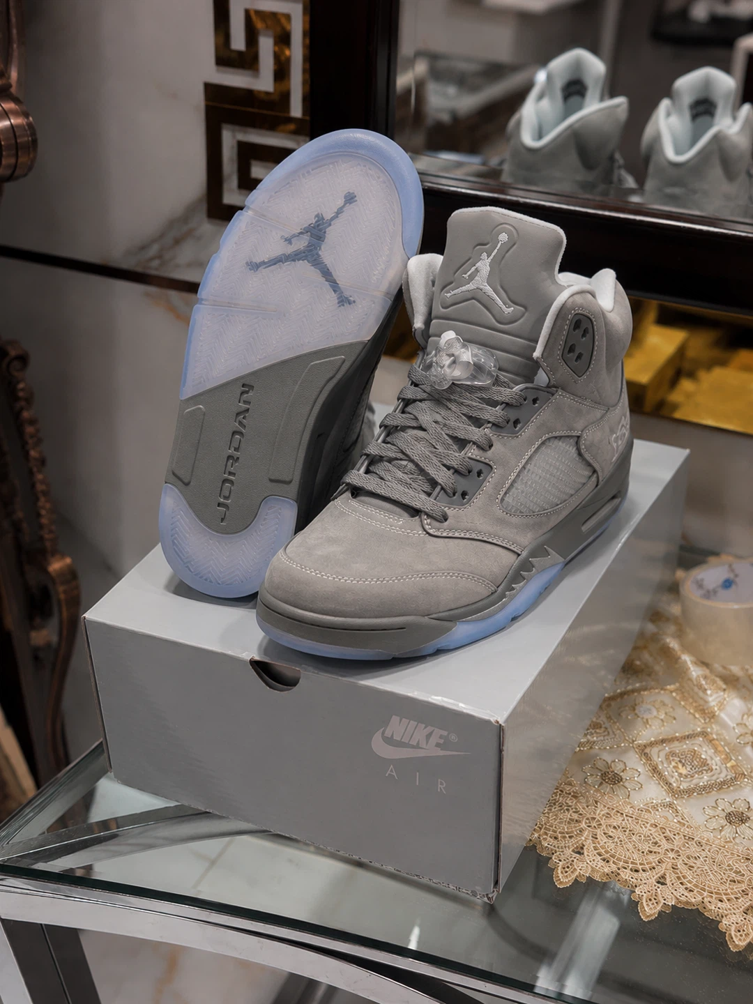 Air Jordan 5 Retro SE 'Stealth 2.0' Men's Sneakers - photo 3