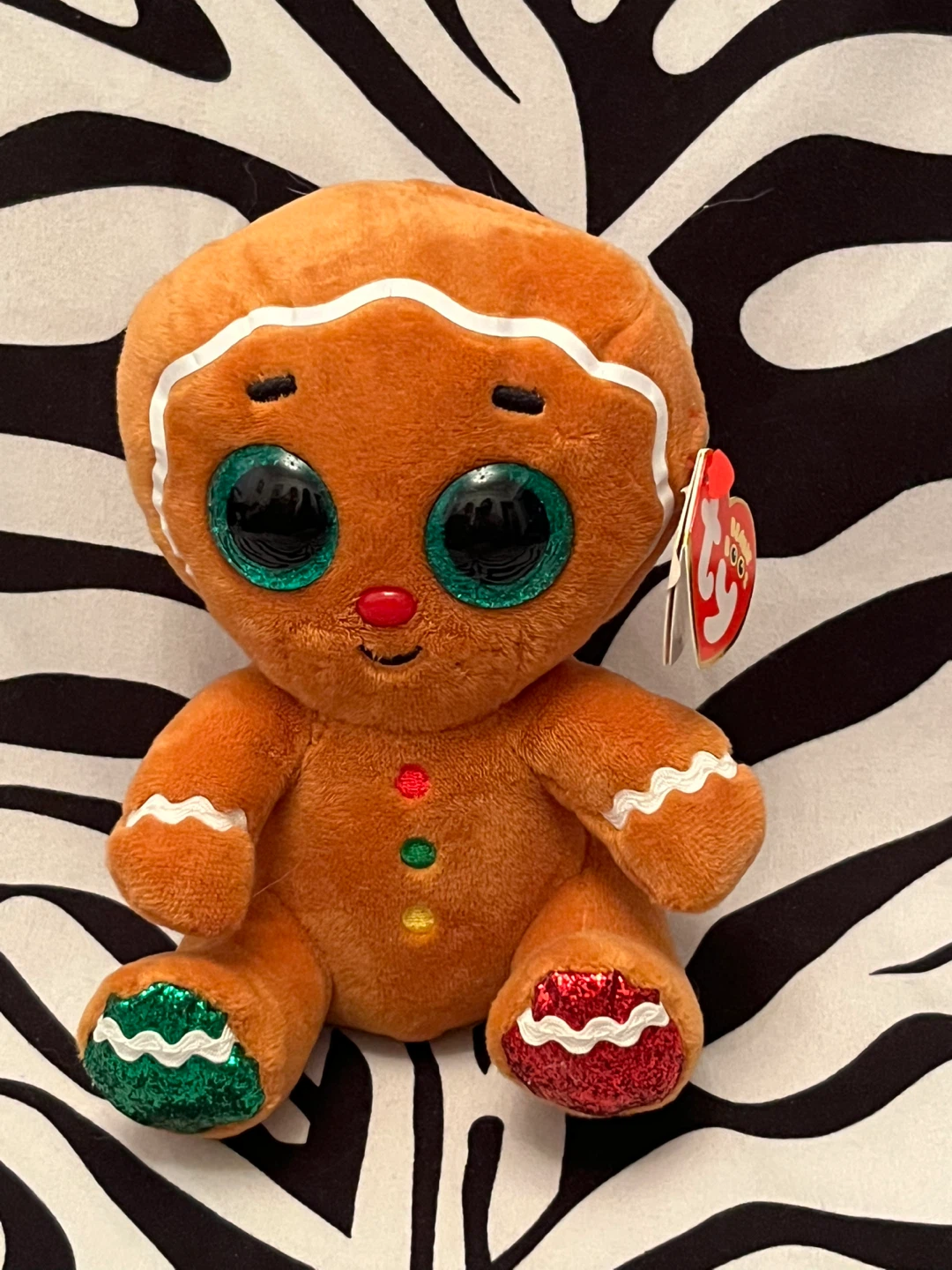 ❤️ Ty Beanie Boos Crumble Gingerbread plush toy ❤️