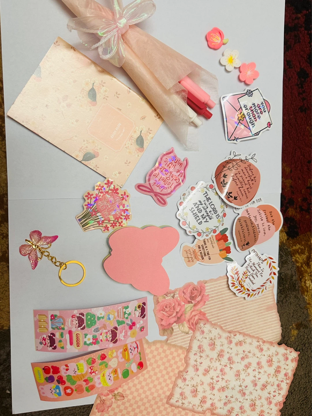 Gift Box with Pens, Stickers, Keychain, and More - photo 3