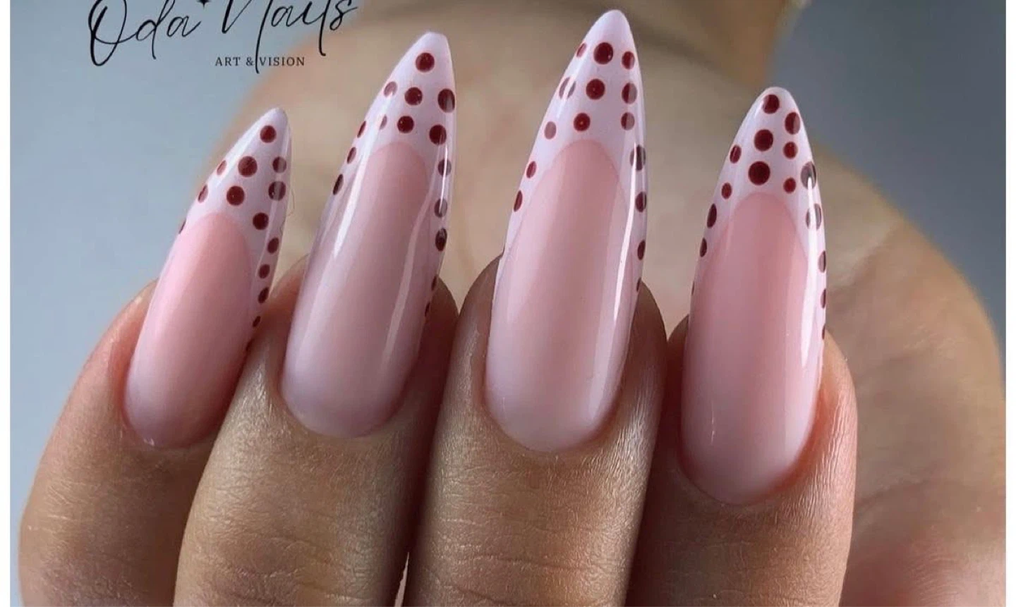 Custom French Tip Nails
