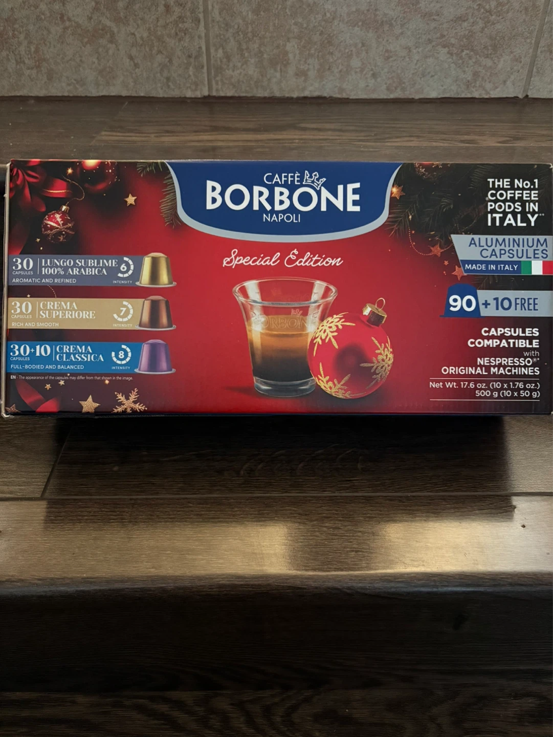 Caffè Borbone Napoli Aluminium Coffee Capsules Special Edition