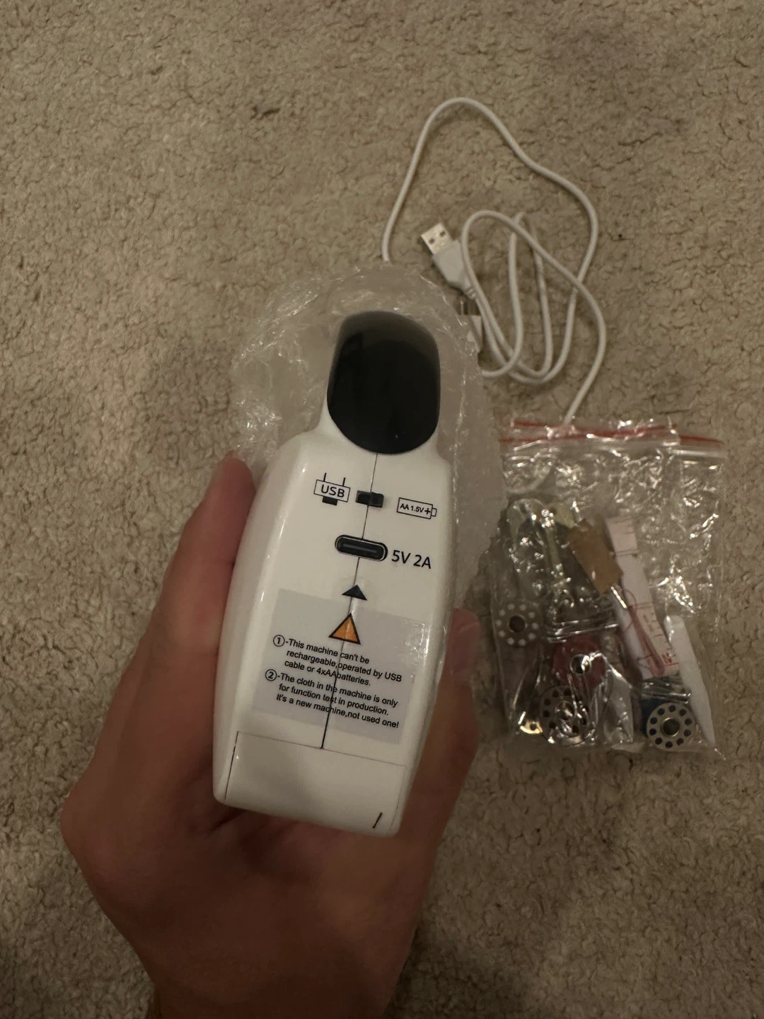 Mini Portable Sewing Machine - photo 5