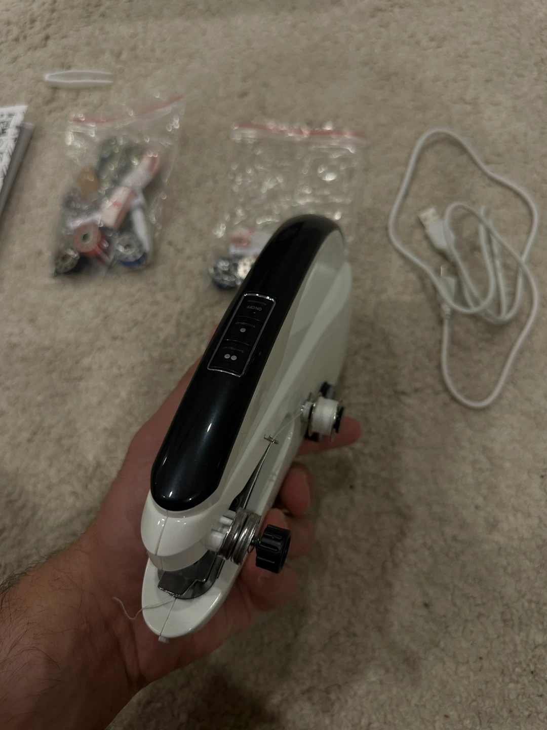 Mini Portable Sewing Machine - photo 3
