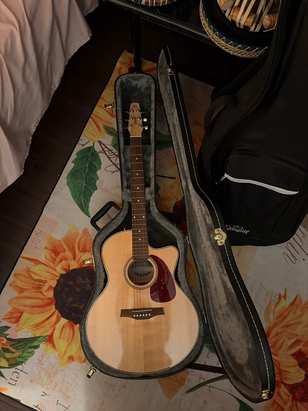 Seagull Acoustic Guitar with Hard Case