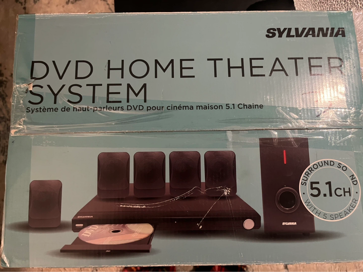 New Sylvania 5.1 DVD Home Theater System SDVD5060 - photo 2