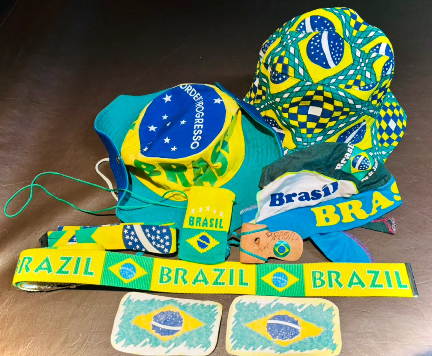 Brazil Themed Fan Accessories Set