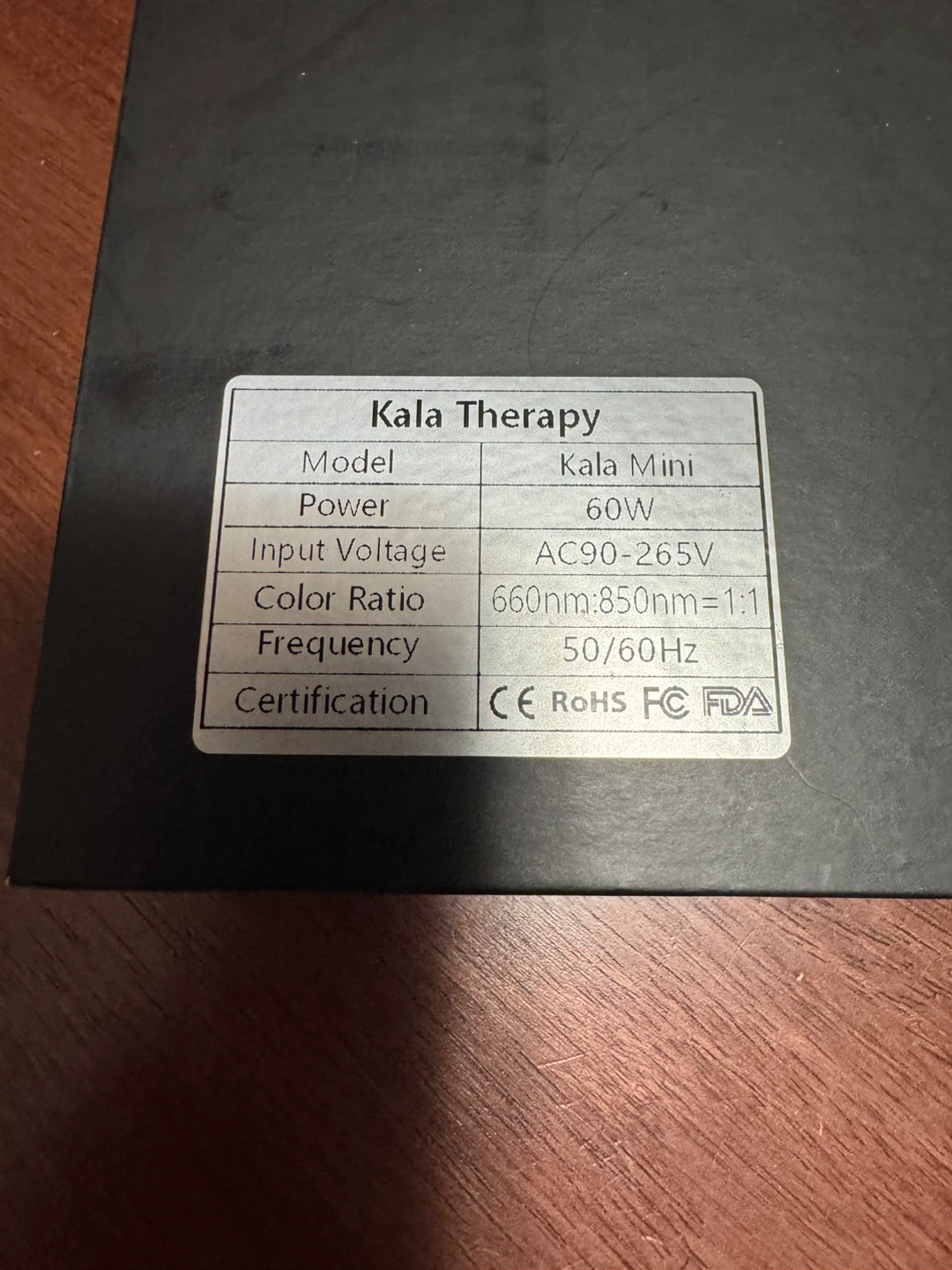KALA mini portable handheld red light therapy - photo 2