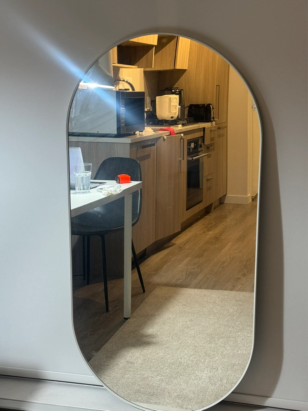 IKEA LINDBYN Mirror, White, 60x120 cm - photo 4