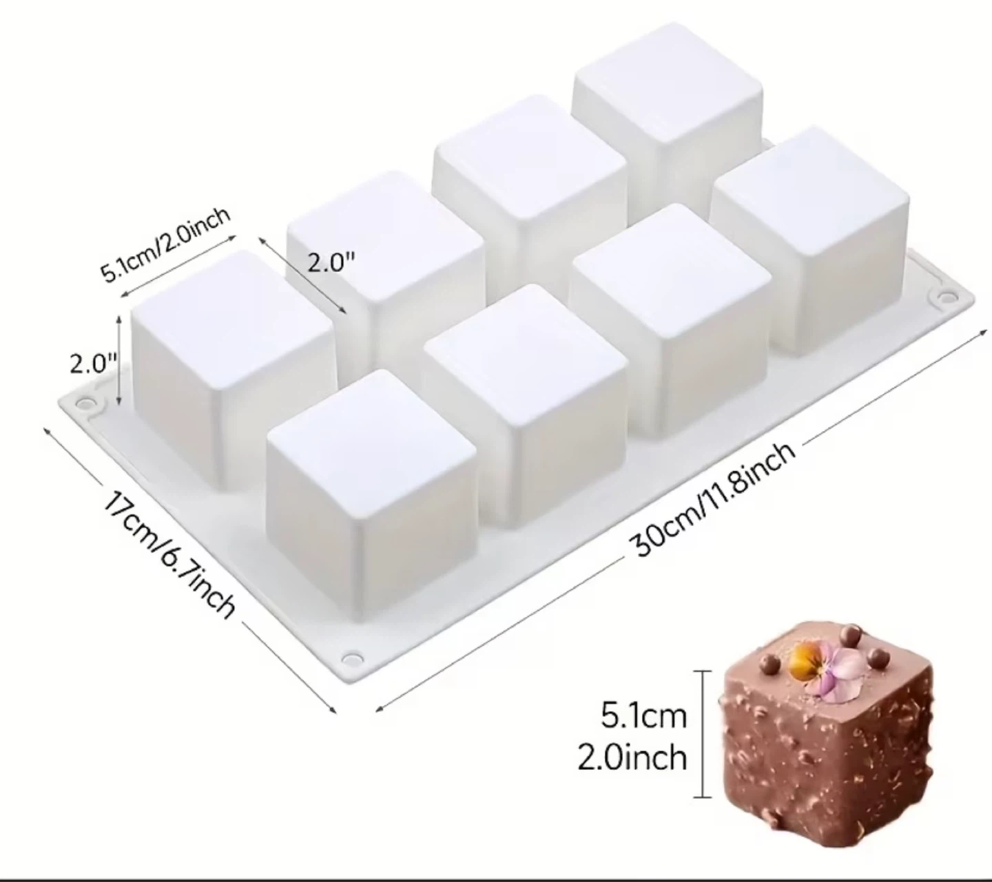 Silicone Baking Molds for Cakes and Desserts - photo 2