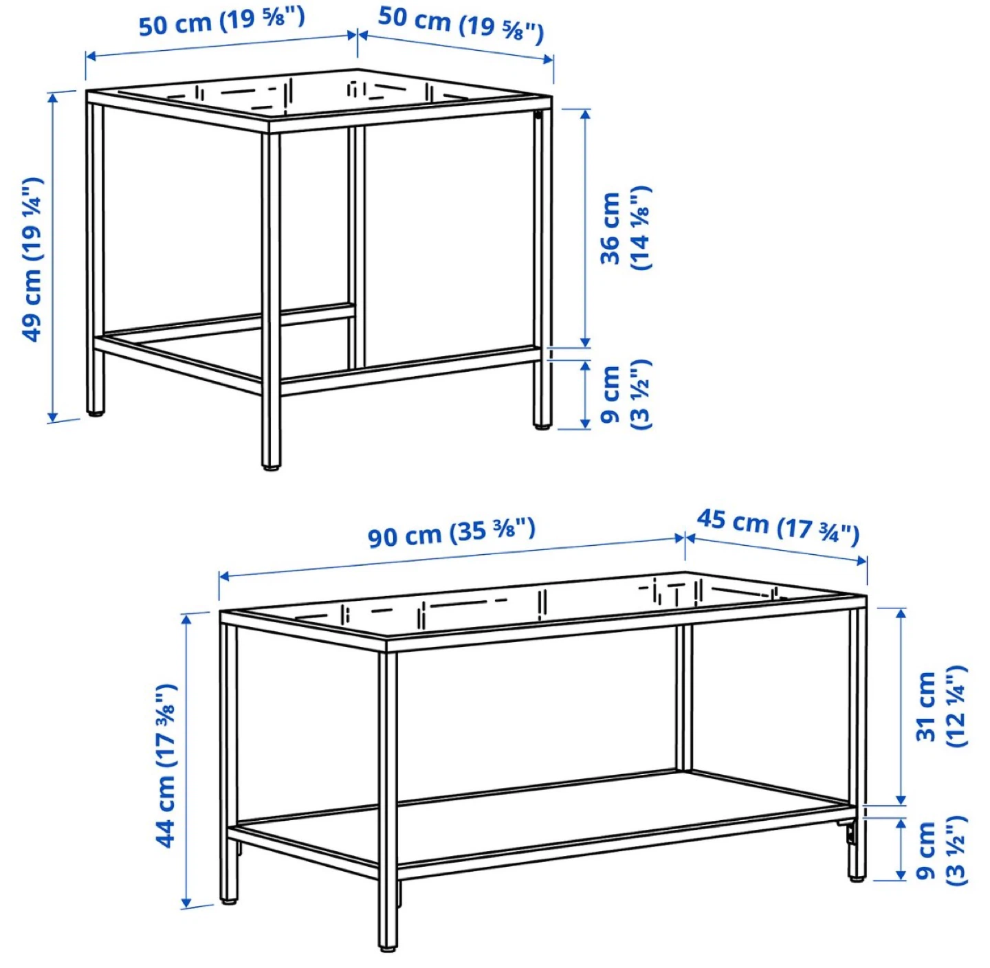 IKEA VITTSJÖ TV Unit and Shelf Unit - photo 2