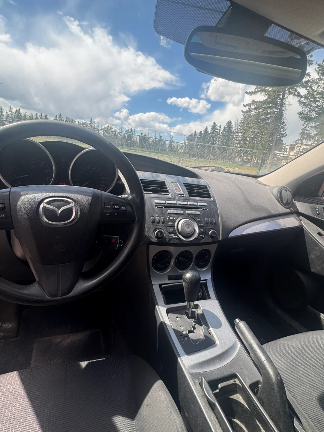 Black Mazda 3 Sedan