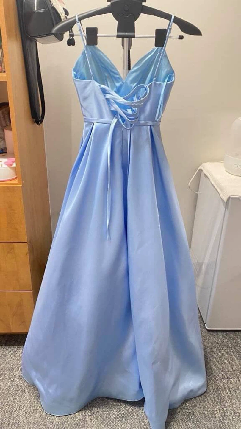 blue prom dress - photo 2
