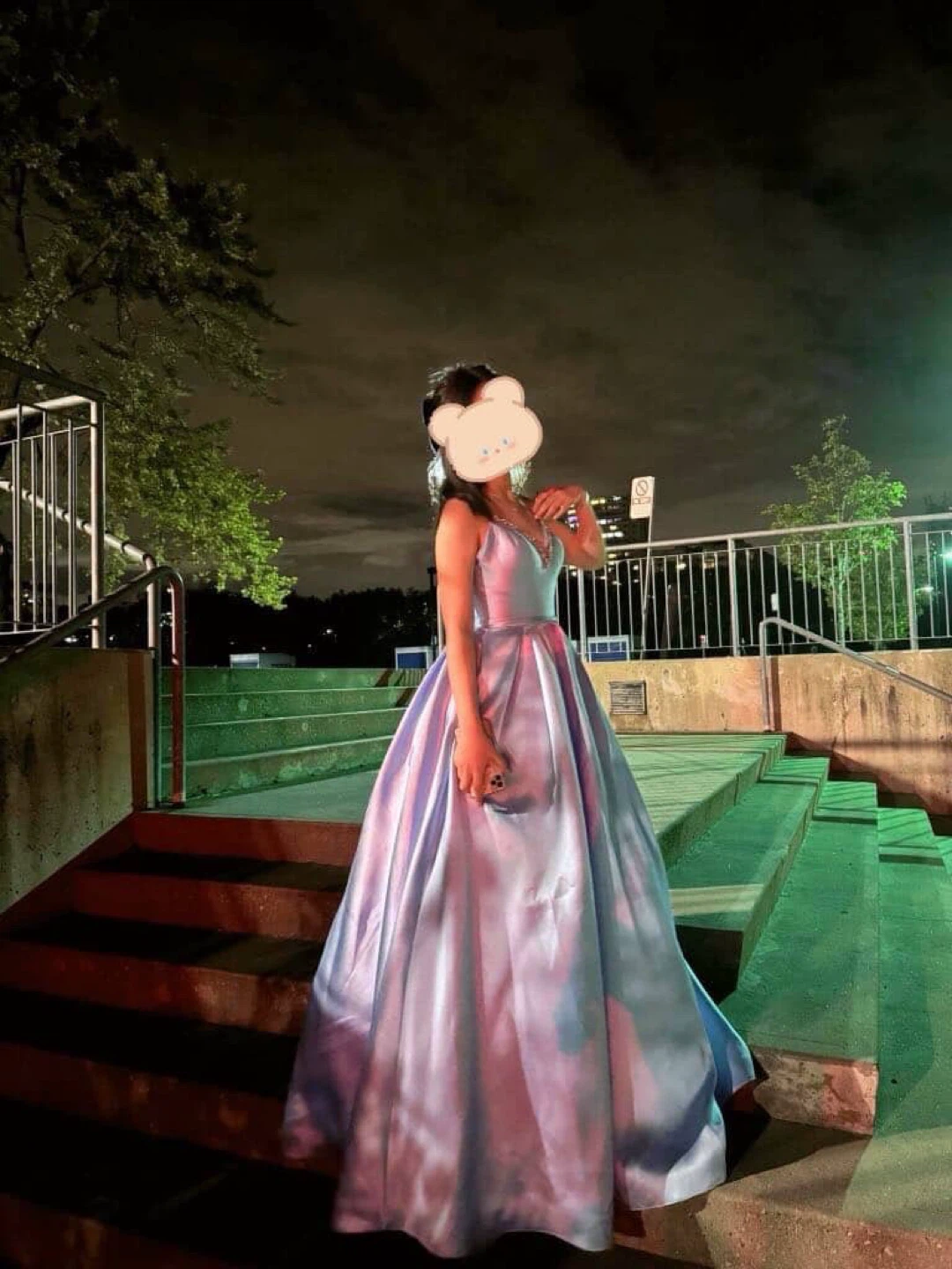 blue prom dress - photo 3