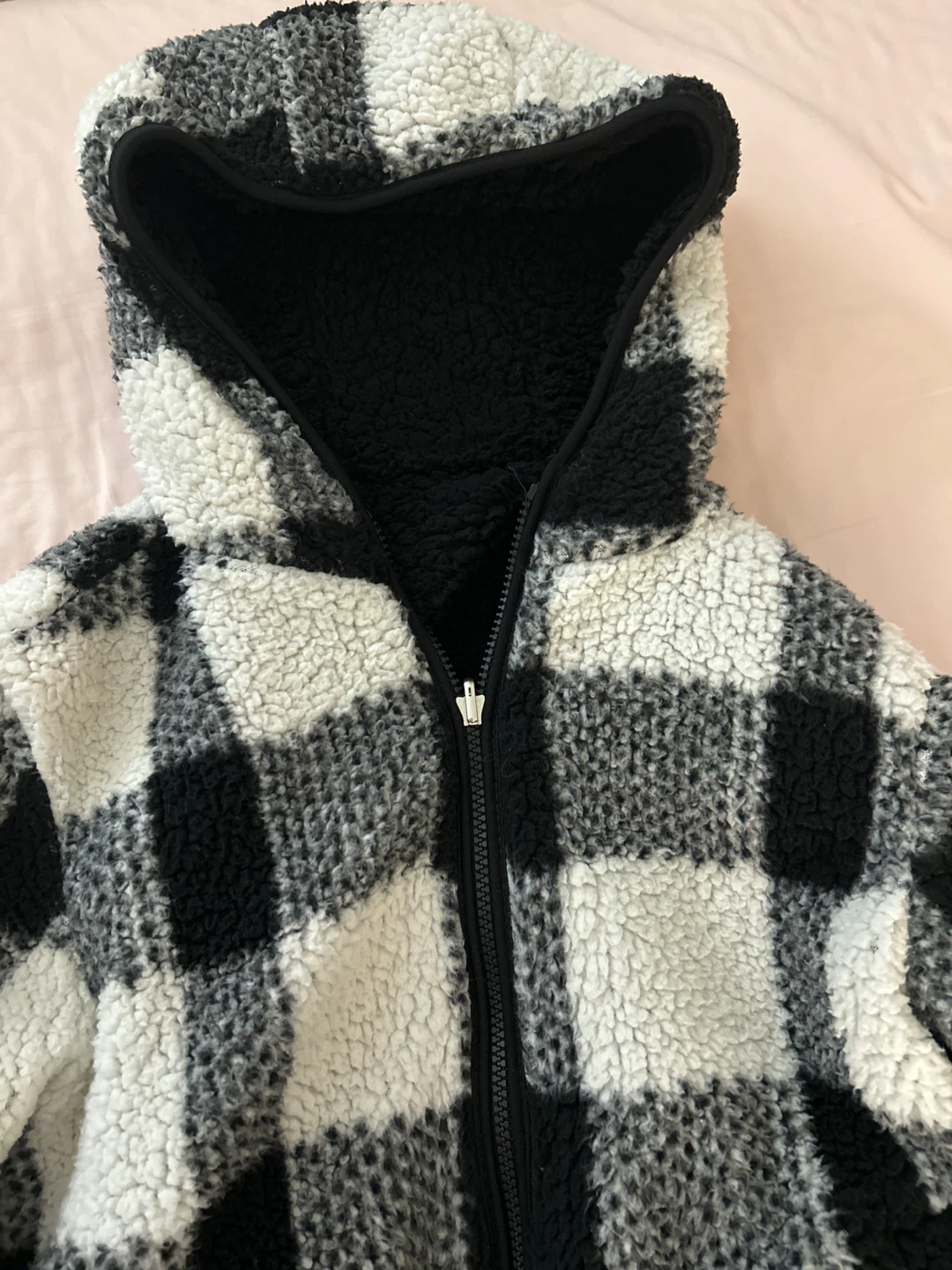Reversible Fleece Hoodie Jacket - photo 2