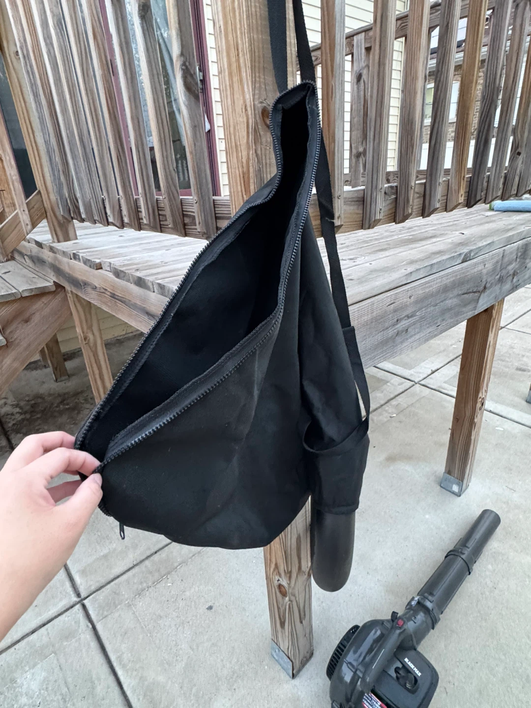 Black Max Gas Leaf Blower with Collection Bag - photo 5