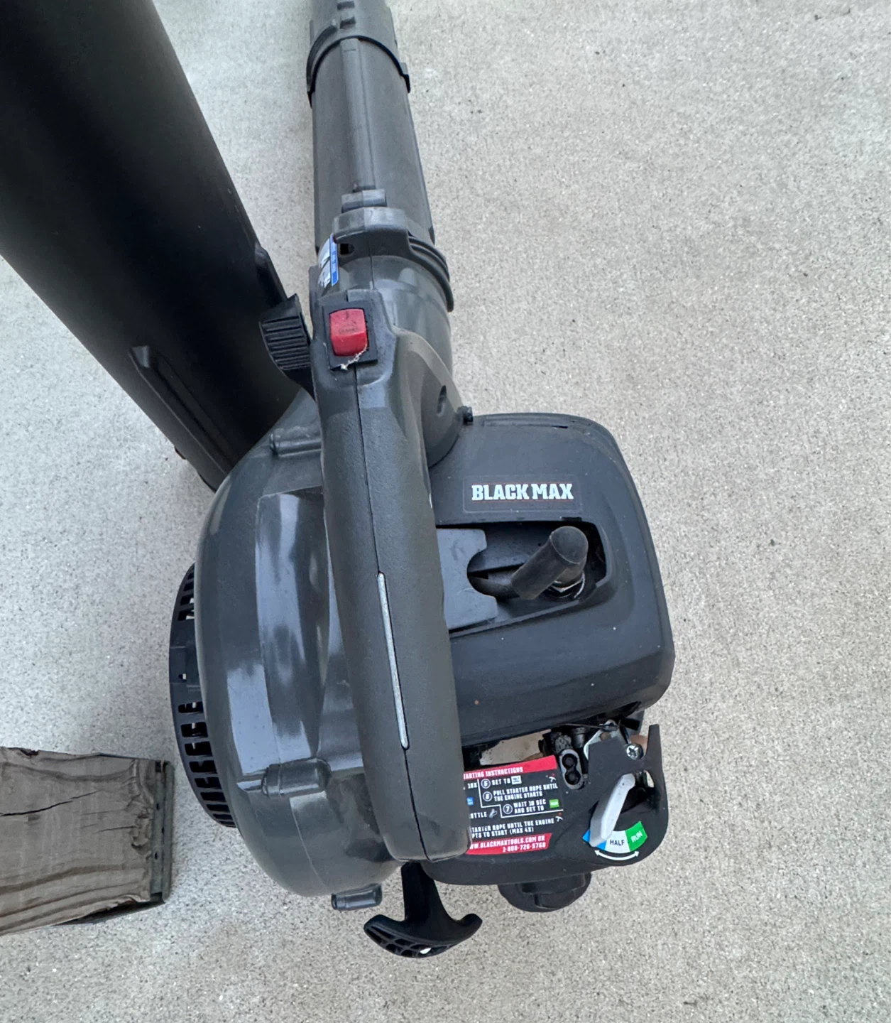 Black Max Gas Leaf Blower with Collection Bag - photo 3