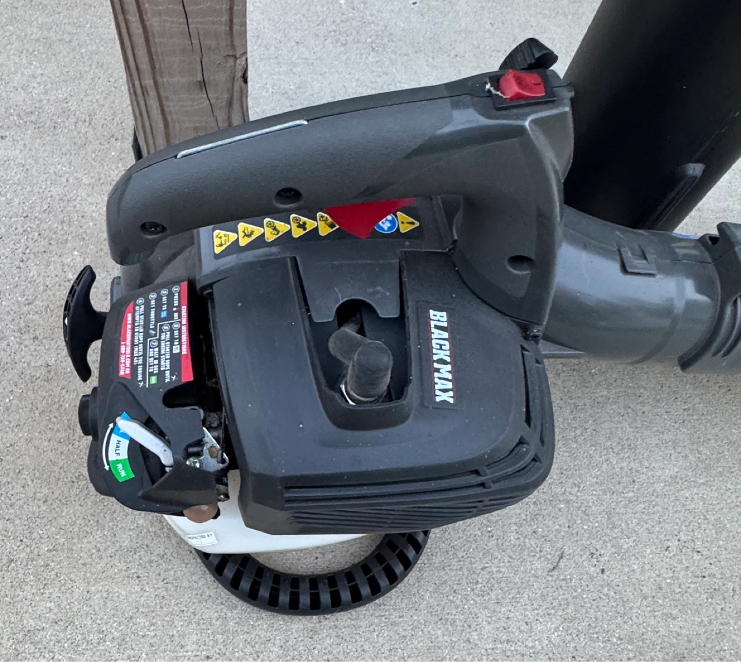 Black Max Gas Leaf Blower with Collection Bag - photo 2