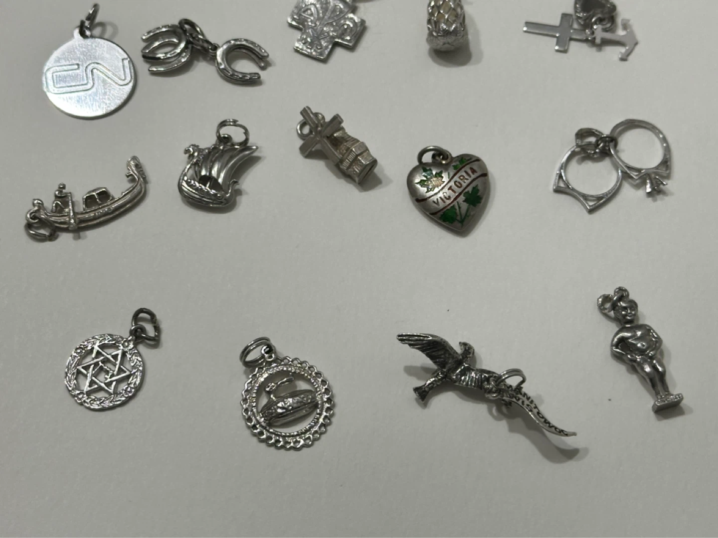 Vintage Sterling charms individually priced some rare ones - photo 5