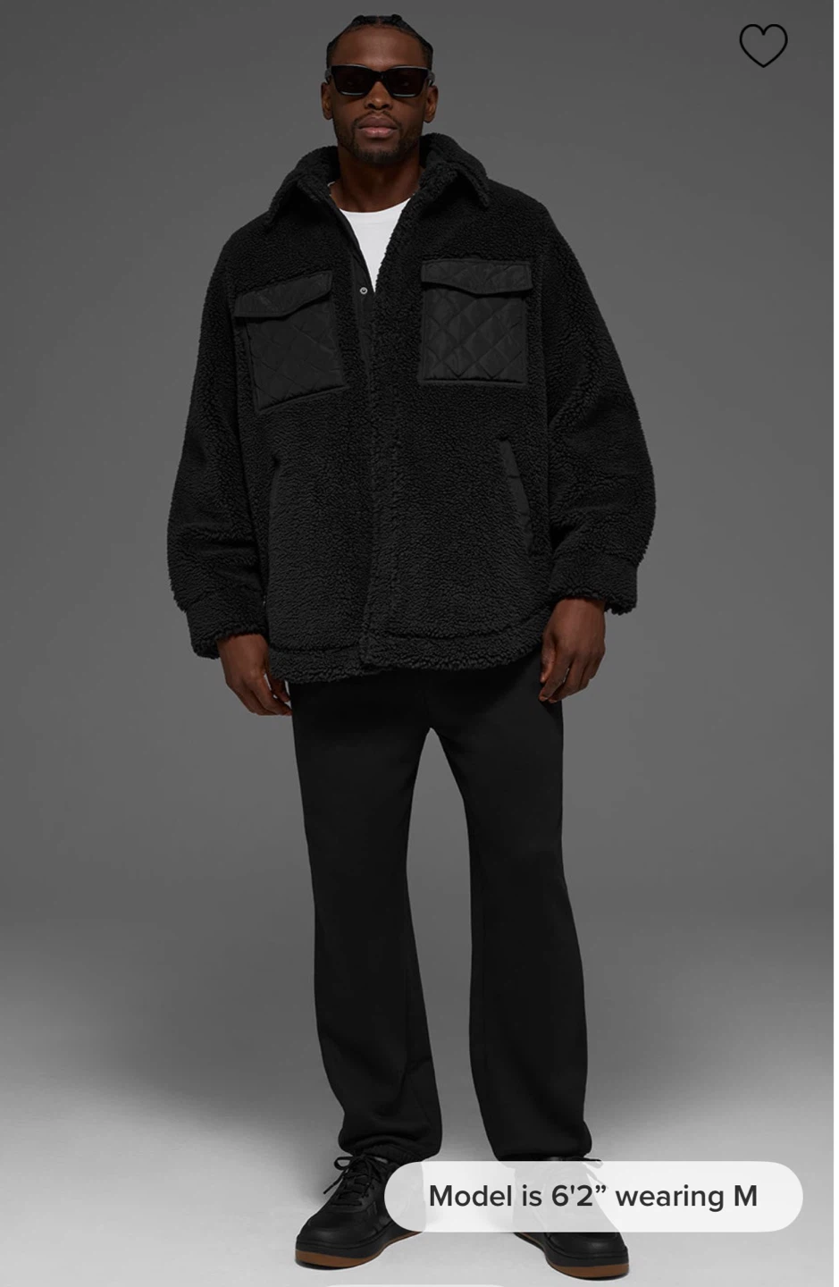 Alo yoga unisex sherpa jacket . Size M. never worn - photo 4