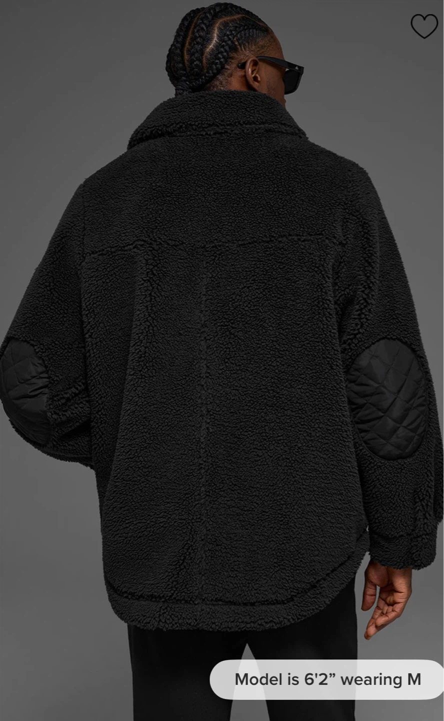 Alo yoga unisex sherpa jacket . Size M. never worn - photo 3