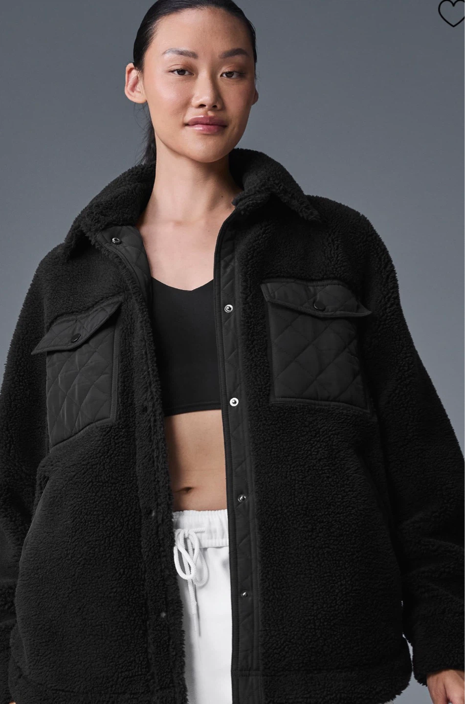 Alo yoga unisex sherpa jacket . Size M. never worn - photo 2