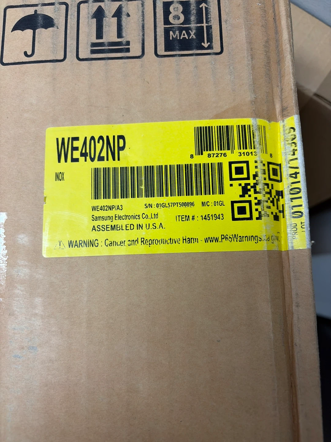 Samsung Pedestal WE402NP - photo 2