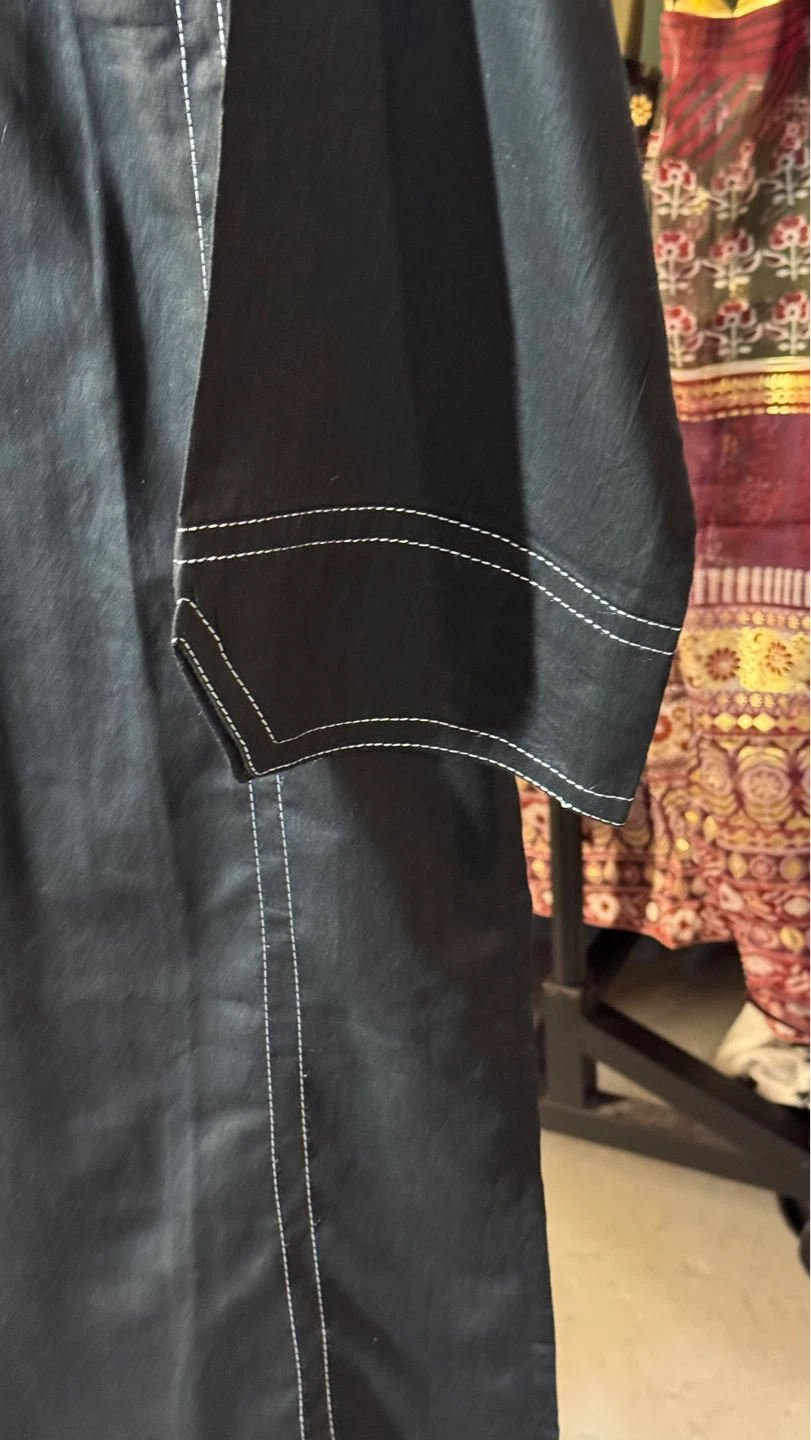 Arose Black Kurta and Pants Set - photo 2