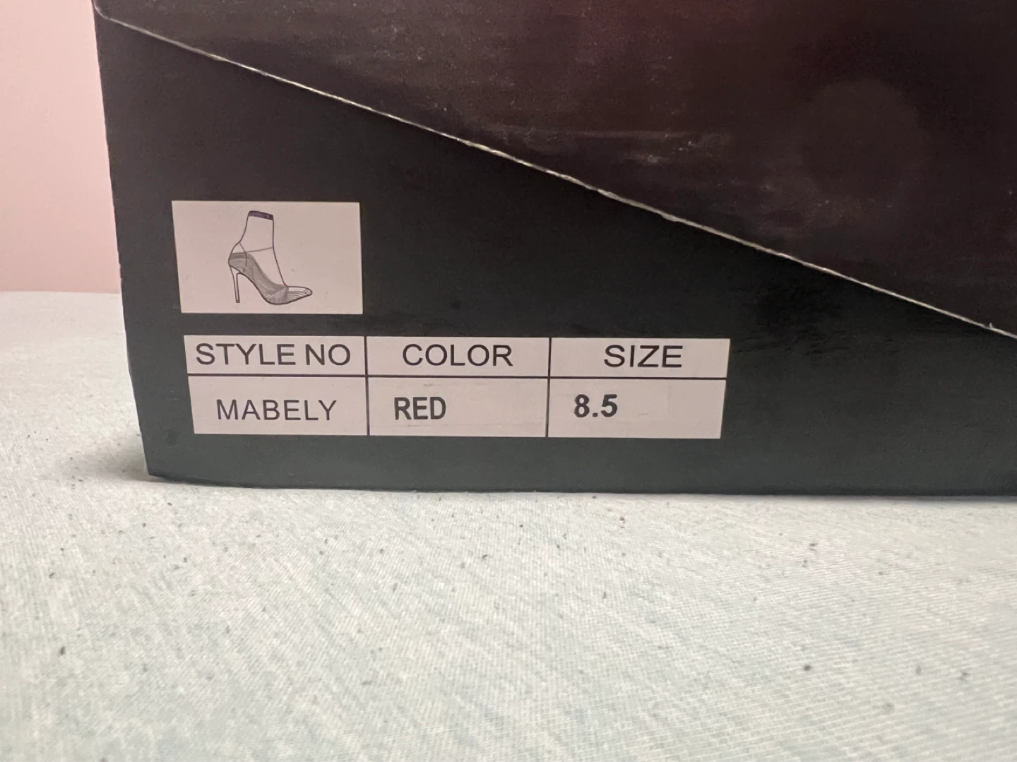Fashion Nova Red high heels- Size 8.5 - photo 5