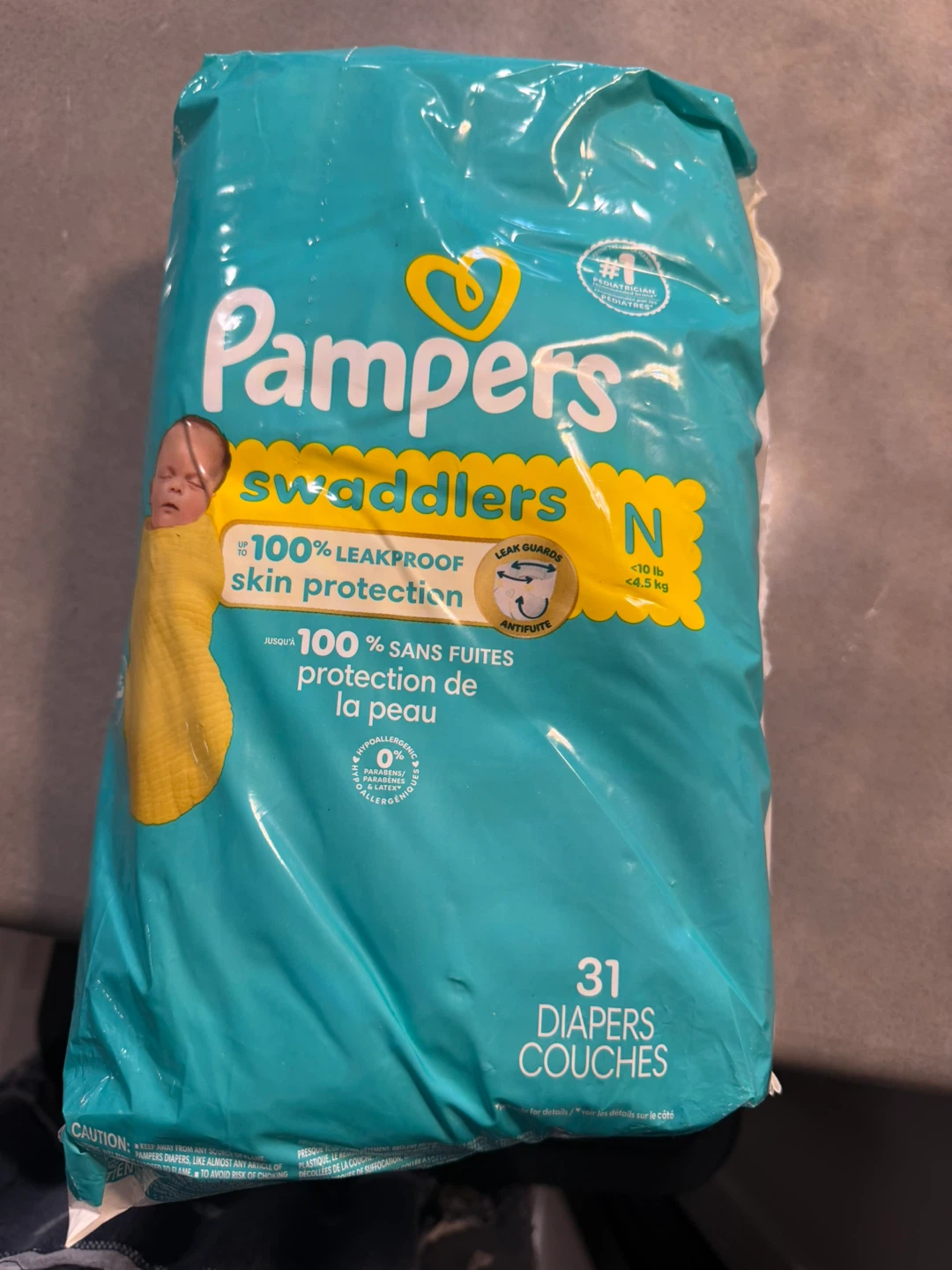 Pampers Swaddlers Diapers - Size N - photo 2