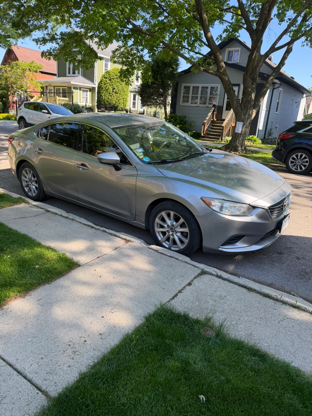 Silver Mazda 6 Sedan