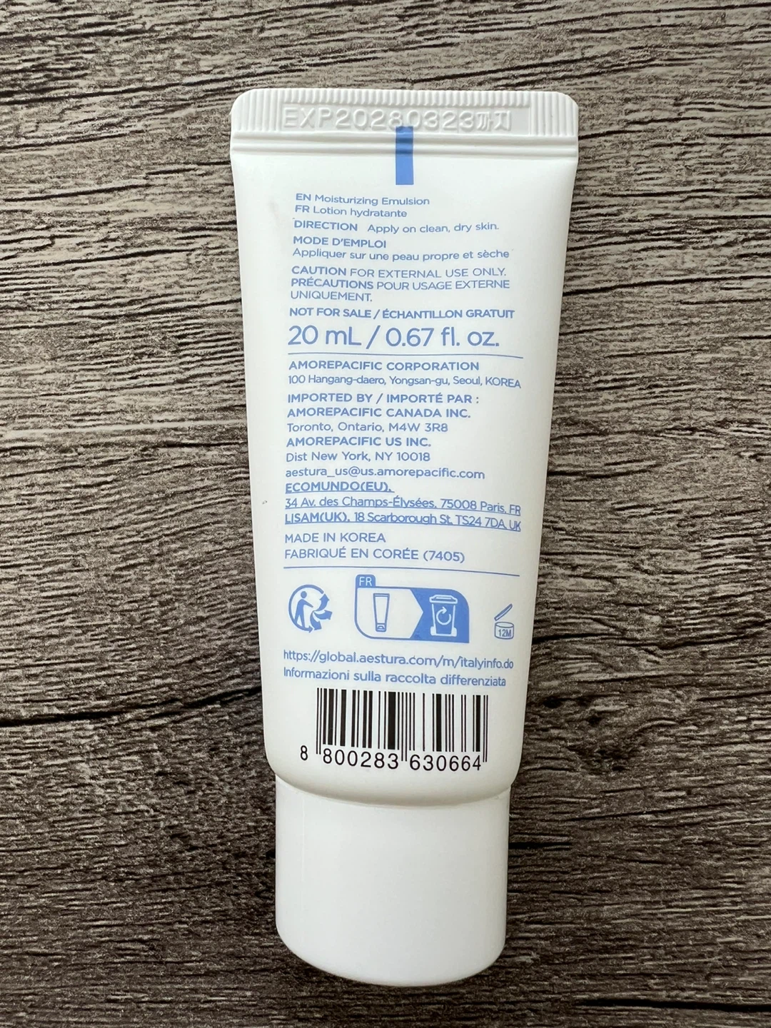 Aestura Atobarrier365 Lotion 20ml - photo 2