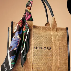 Sephora Canada Tote and Floral Silk Scarf
