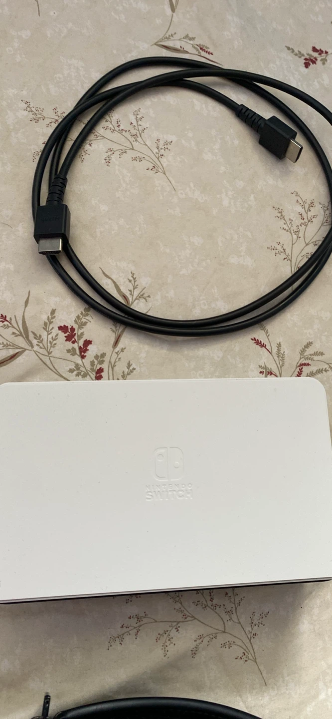 Nintendo Switch OLED Console with 4 Games and Accessories - photo 2