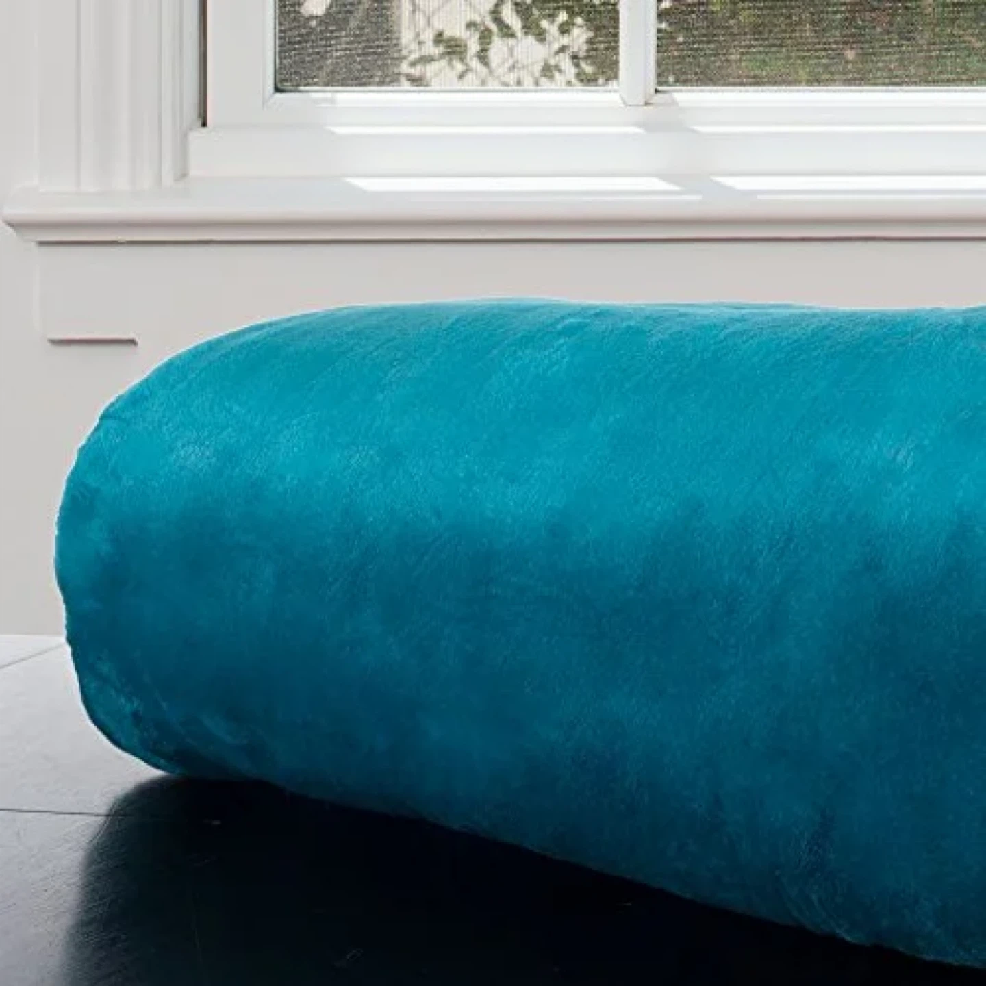 Lavish Home Teal Aqua Solid Soft Heavy Thick Throw Blanket - photo 3