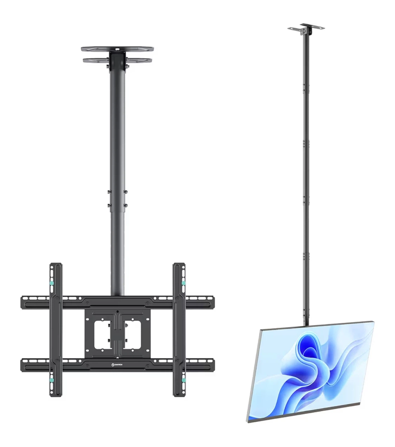 Ceiling TV Mount for 32-80 Inch Screens, Black C32 - photo 2